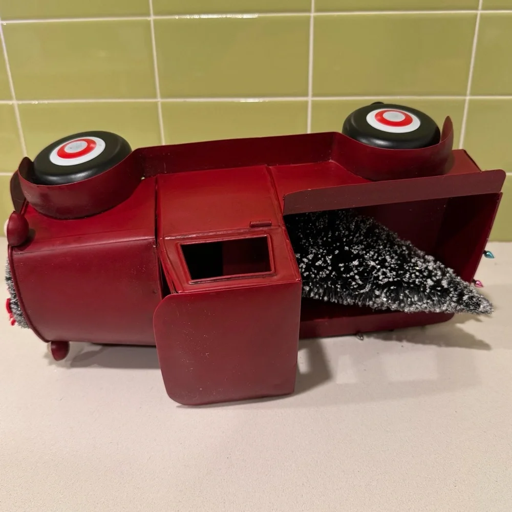 Red Vintage Style Truck Christmas Decoration from Target 2016